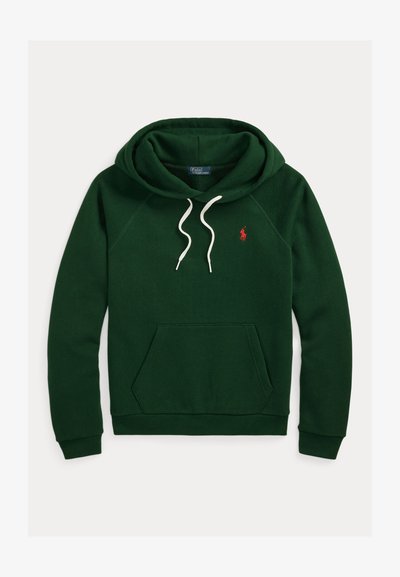 Polo Ralph Lauren SHRUNKEN FIT FLEECE HOODIE - Mikina s kapucňou - college green