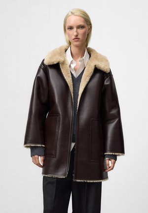 ZIP-UP - Kort kappa / rock - brown