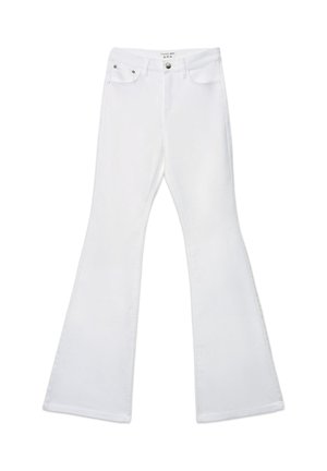 Terranova, A VITA ALTA - Jeans a zampa - bianco ottico