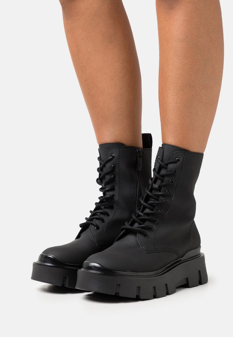 Tamaris Platform ankle boots - black