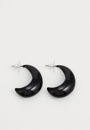 PUFFY HOOP - Boucles d'oreilles - black