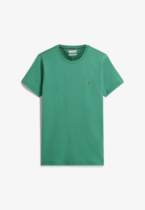 Tommy Hilfiger, STRETCH SLIM FIT T-SHIRT - CORE ESSENTIALS - T-shirts basic - alaskan green