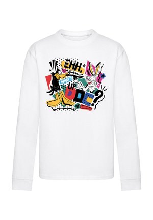 Top s dlhým rukávom - white