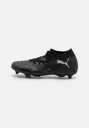 FUTURE MATCH  - Screw-in stud football boots - black/silver/fluo green
