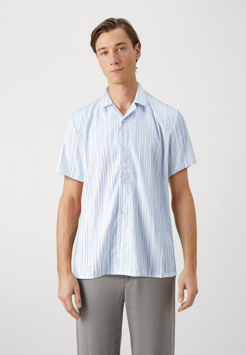 Bruuns Bazaar DIMENSION HOMME SHIRT - Marškiniai - light blue