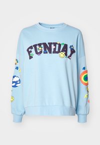 Pieces PCDINNA OVERSIZED - Sweatshirt - airy blue