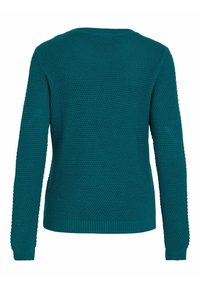 VILA VIDALO O-NECK - Stickad tröja - shaded spruce