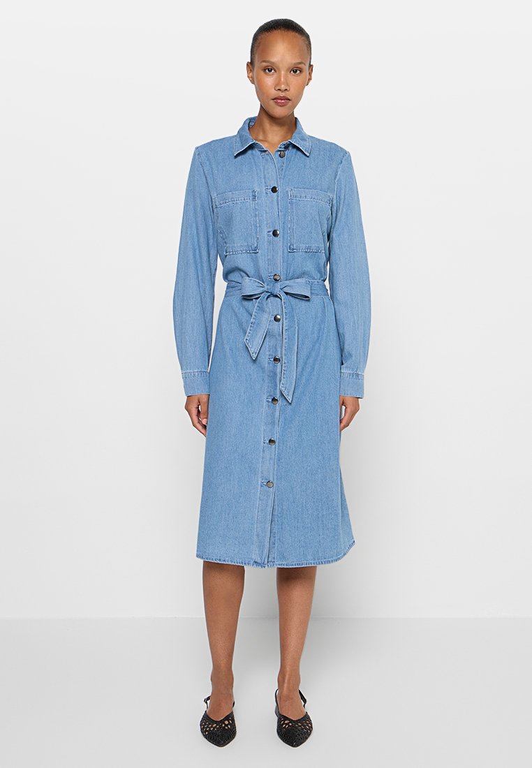 Only Jeansjurken blauw