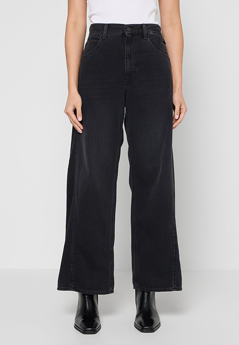 Replay Wide leg zwart Replay Wide leg zwart