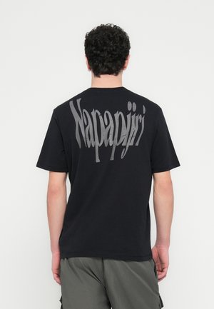 Napapijri TURRACH - Trükipildiga T-särk - black