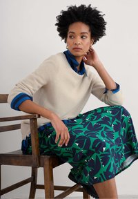 Seasalt Cornwall MAKERS - Stickad tröja - natural limestone