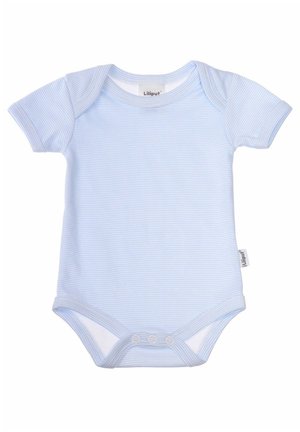 KURZARM - Body - hellblau gestreift