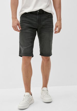REGULAR - Jeans Shorts - dunkelgrau