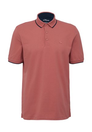 s.Oliver, SPORTIVES - MIT KONTRAST-DETAILS - Polo - himbeere