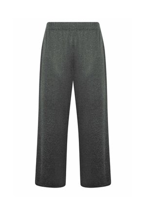 Yours Clothing, PLUS SIZE WIDE LEG TROUSERS. - Pantalon de survêtement - charcoal