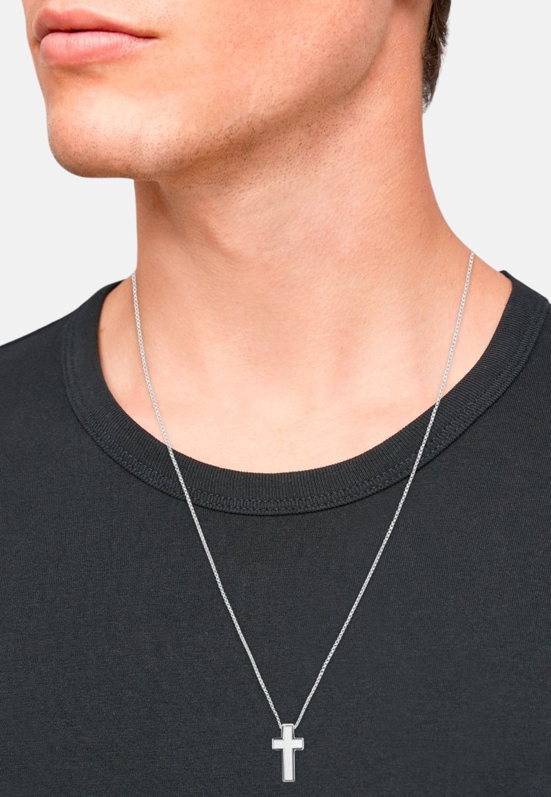 s.Oliver KREUZ - Collar - silberfarben