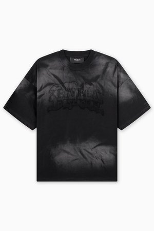 FAVELA WORLDWIDE PATCH UNISEX - Majica kratkih rukava s printom - black washed