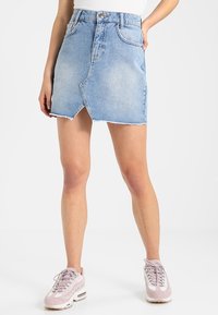 Even&Odd A-linjekjol - blue denim