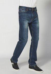 Koroshi Džínsy s rovným strihom - azul osc dark blue