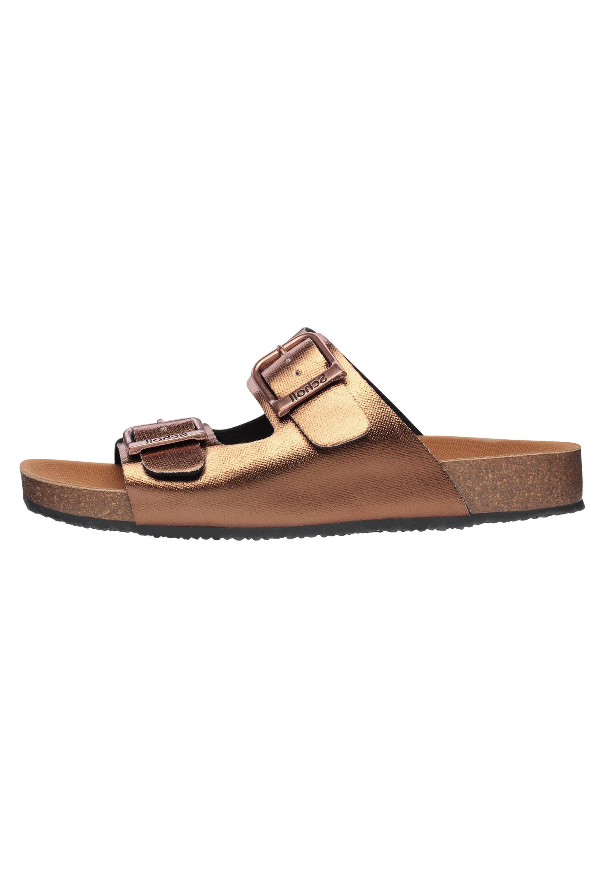 Scholl Muiltjes - bronze/brons - Zalando.nl