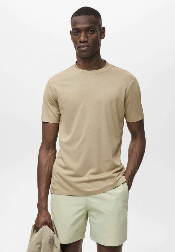 ESCALA - Basic T-shirt - khaki