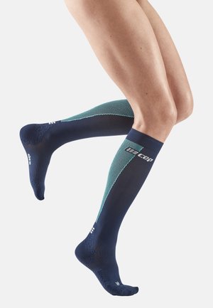 CEP COMPRESSION ULTRALIGHT - Knee high socks - blue light blue