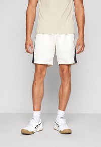 Sergio Tacchini DIAGONALLEY SHORTS - Sporta šorti - gardenia/black