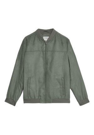 Autograph Chaqueta de cuero sintético - smokey green