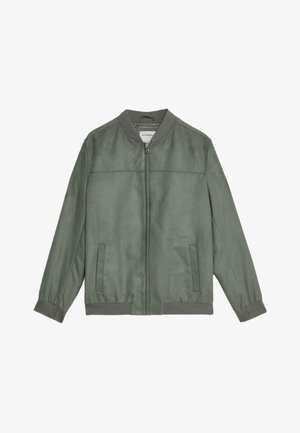 Autograph Chaqueta de cuero sintético - smokey green