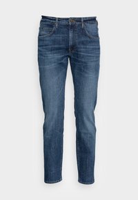 Não selecionado, dark blue denim