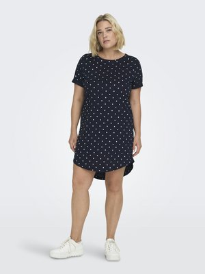 CURVY KURZÄRMELIGES - Vestido informal - night sky