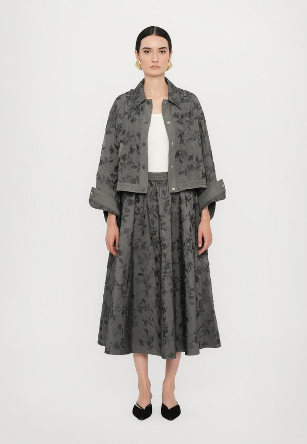 ZUM - A-line skirt - schiefergrau3