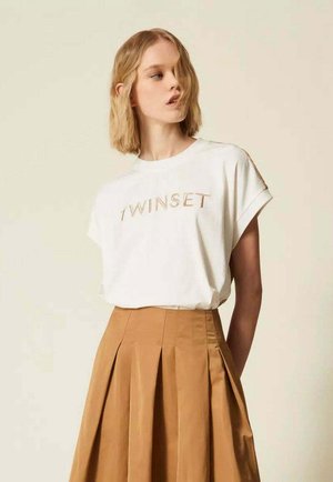 TWINSET, T-SHIRT DONNA - Camicetta - bianco beige