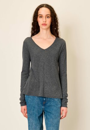 JACKSONVILLE - Majica z dolgimi rokavi - anthracite chine