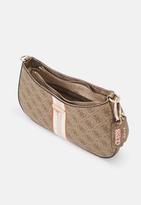 Guess NOELLE TOP ZIP SHOULDER BAG - Håndveske - latte