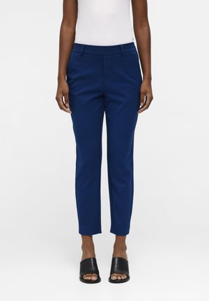 OBJLISA SLIM PANT - Broek - estate blue