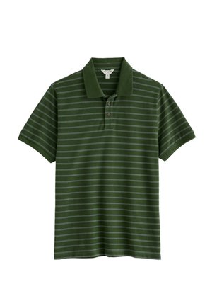 Seasalt Cornwall, SEASALT CORNWALL BALEFIRE STRIPE POLO - Poloshirt - green - upsurge dark willow