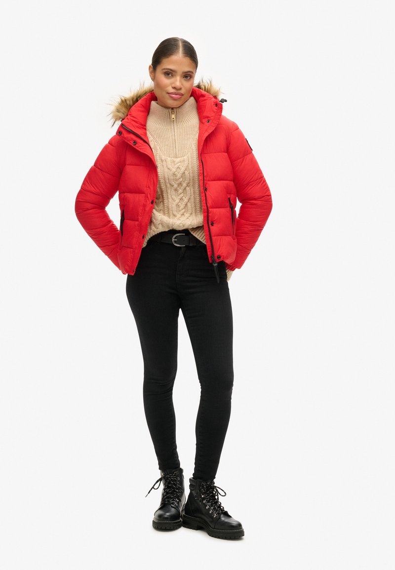 Superdry & Co Winterjas rood Superdry & Co Winterjas rood