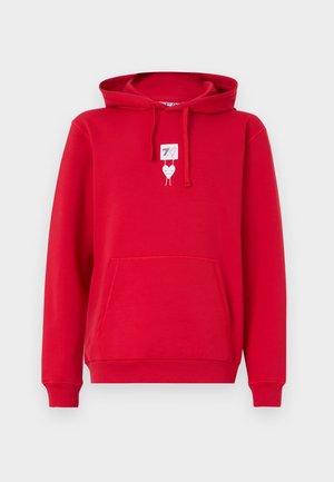 UNISEX - Sweatshirt - red/white