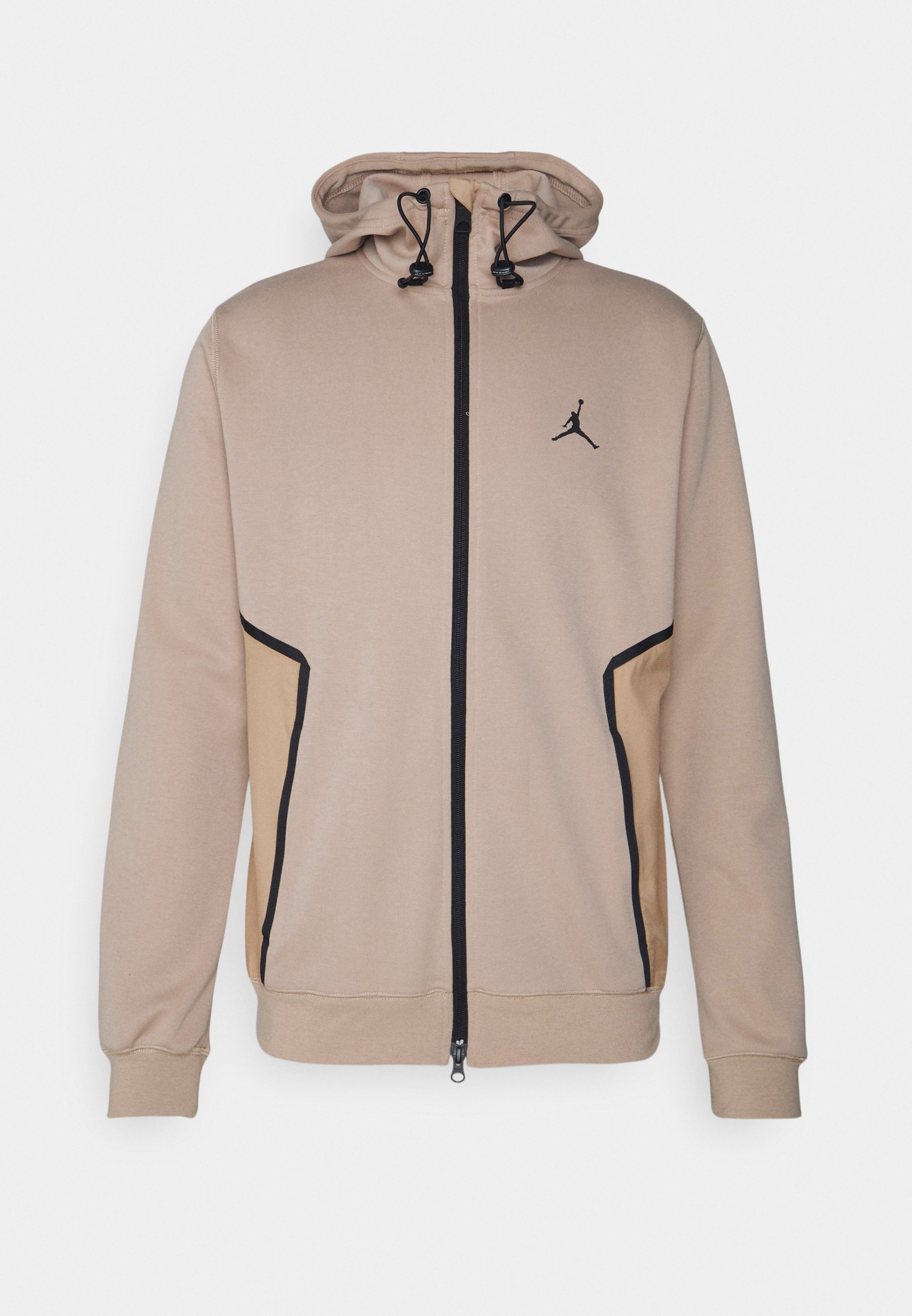 Jordan AIR HOODIE - Sudadera con cremallera - hemp/black/beige - Zalando.es