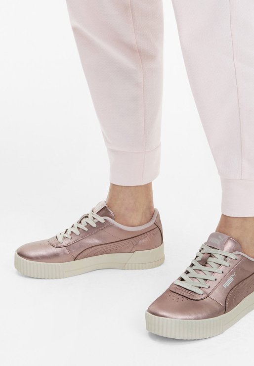 basket puma rose gold