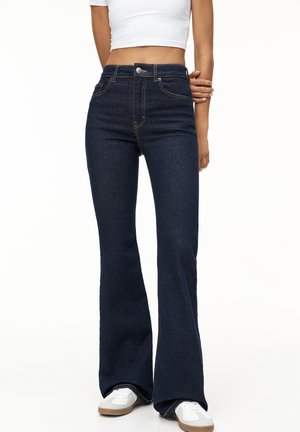 Jean flare - dark-blue denim
