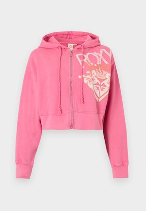Roxy, BOXY HOODIE - Cipzáras pulóver - azalea pink