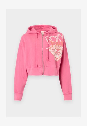 Roxy, BOXY HOODIE - Cipzáras pulóver - azalea pink