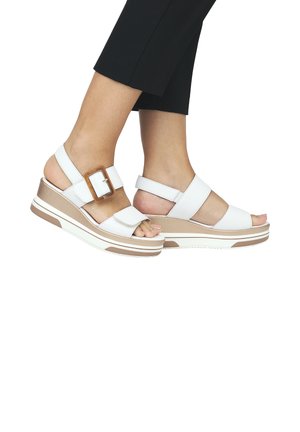 Platform sandals - weiss