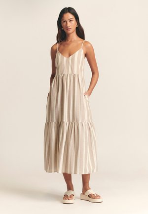 ST MRLO PHI MIDI - Day dress - neutral stripe