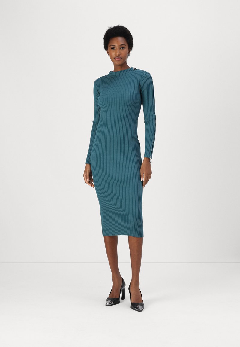 patrizia pepe green dress Draped jersey gown