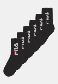 Fila - JUNIOR 6 PACK UNISEX - Zeķes - black Miniatūras attēls 1