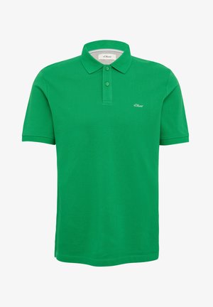 Roheline puuvillane polo särk, millel on krae ja kaks nupuvajutust ees, ning rohkemat logot tikandina. Lühikesed varrukad, regulaarne lõige.