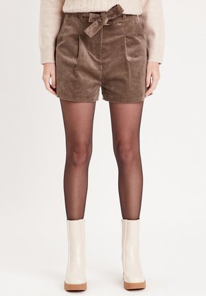 PAPERBAG SAMT - Shorts - taupe